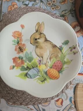 Effetti d'Arte Rabbit Pedestal Cake Stand Made In Italy